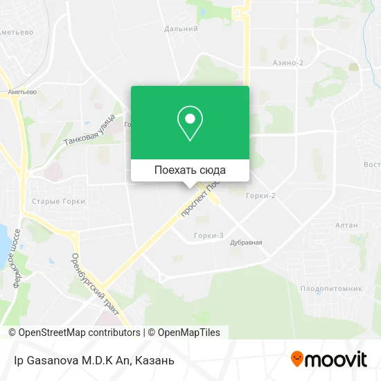 Карта Ip Gasanova M.D.K An
