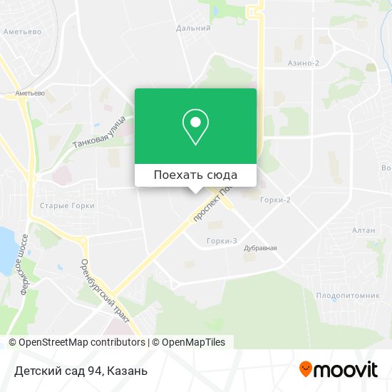 Карта Детский сад 94