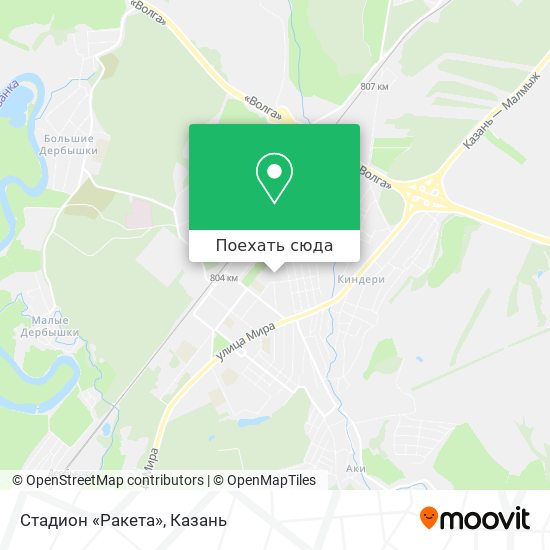 Карта Стадион «Ракета»