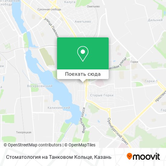 Карта Стоматология на Танковом Кольце