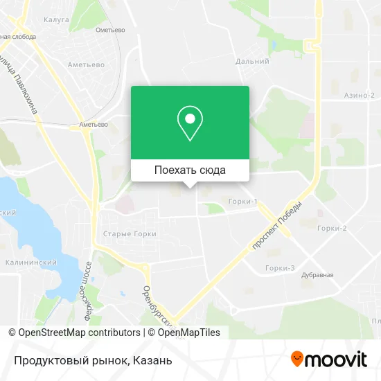 Карта Продуктовый рынок