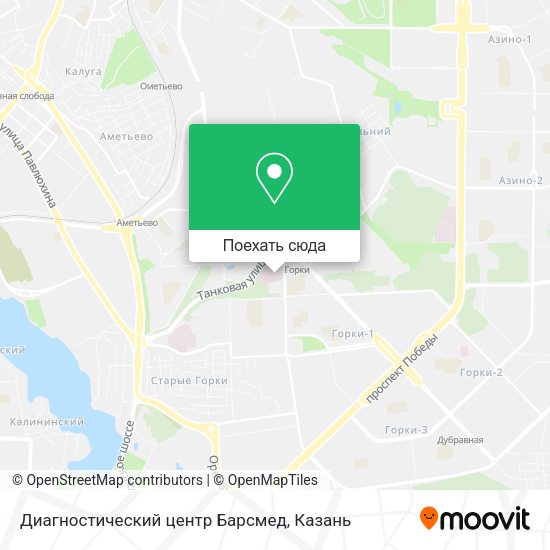 Карта Диагностический центр Барсмед