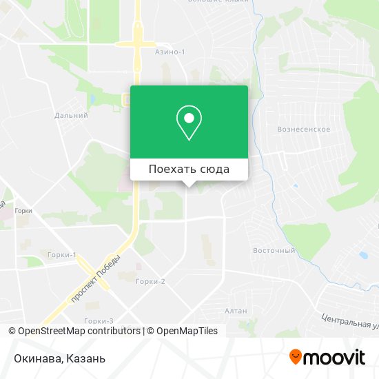 Карта Окинава