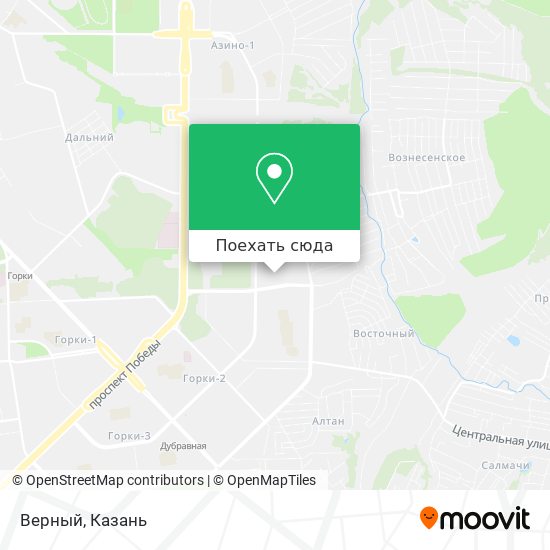 Карта Верный