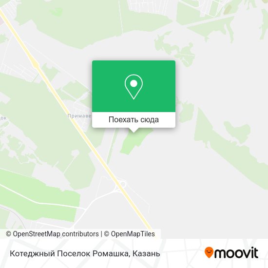 Карта Котеджный Поселок Ромашка