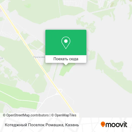 Карта Котеджный Поселок Ромашка