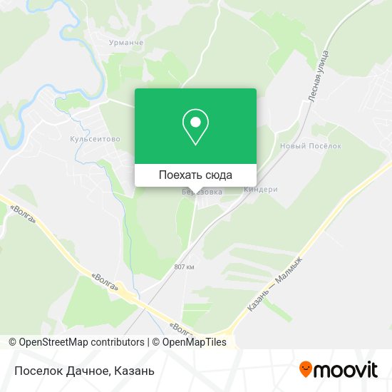 Карта Поселок Дачное