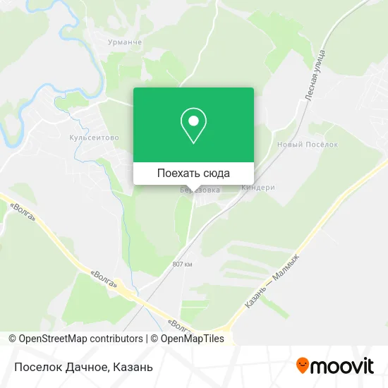 Карта Поселок Дачное