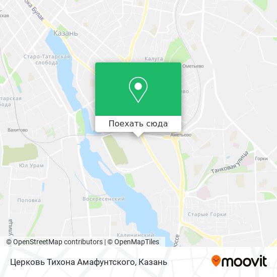 Карта Церковь Тихона Амафунтского