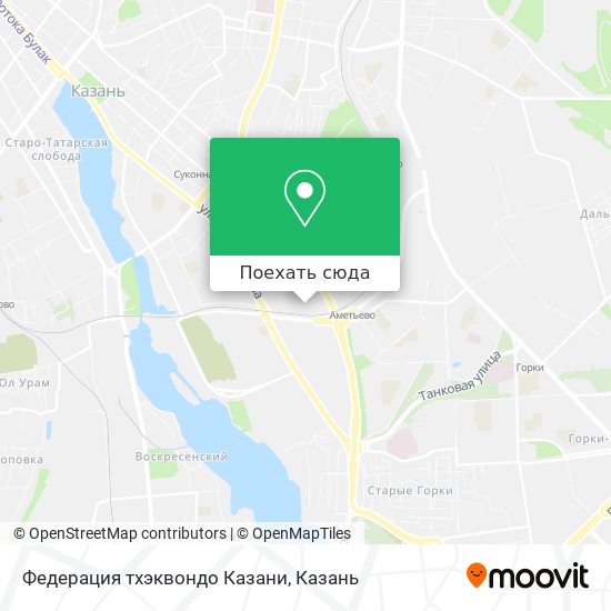 Карта Федерация тхэквондо Казани