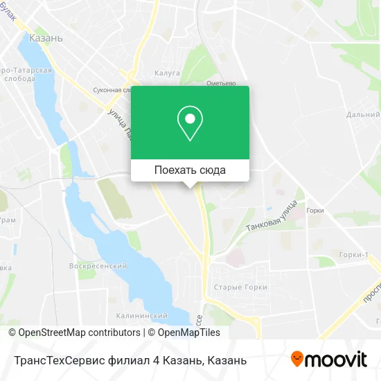 Карта ТрансТехСервис филиал 4 Казань
