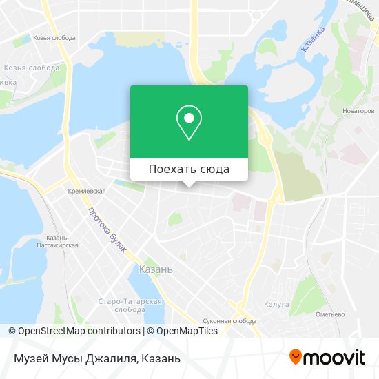 Карта Музей Мусы Джалиля