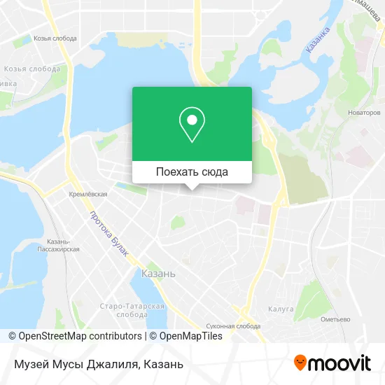 Карта Музей Мусы Джалиля