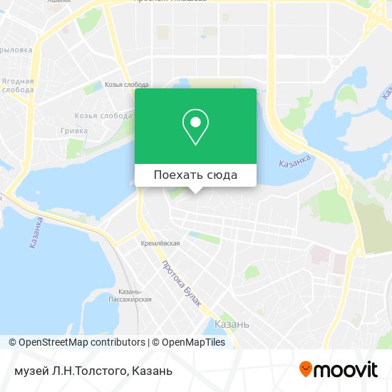 Карта музей Л.Н.Толстого