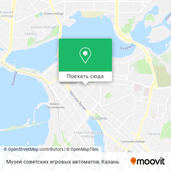Карта Музей советских игровых автоматов