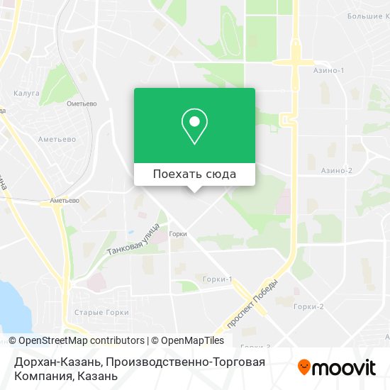 Карта Дорхан-Казань, Производственно-Торговая Компания