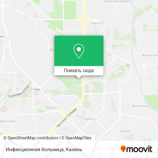 Карта Инфекционная больница