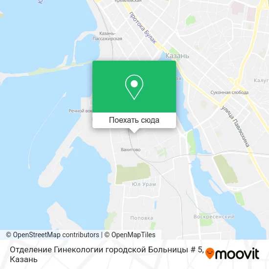 Карта Отделение Гинекологии городской Больницы # 5