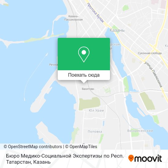 Карта Бюро Медико-Социальной Экспертизы по Респ. Татарстан
