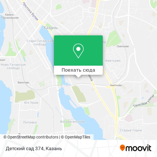 Карта Детский сад 374