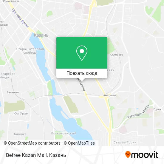 Карта Befree Kazan Mall