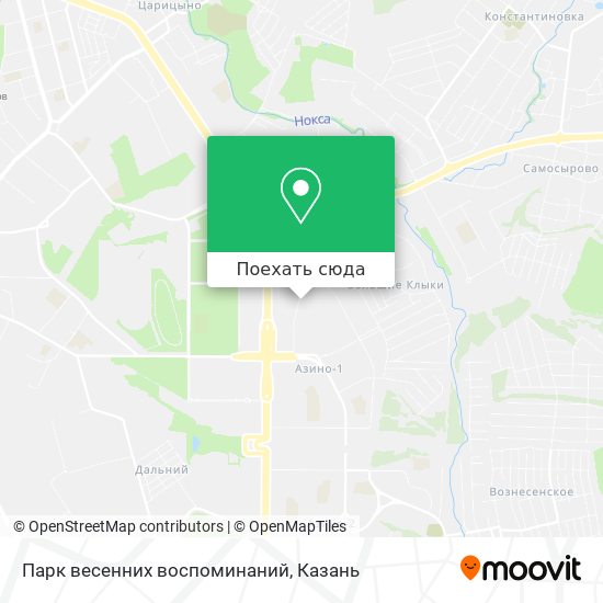 Карта Парк весенних воспоминаний