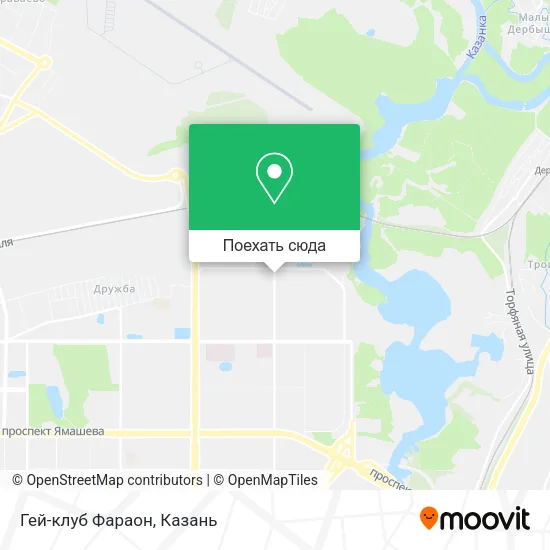 Карта Гей-клуб Фараон