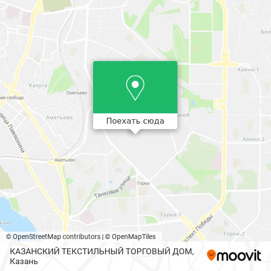 Карта КАЗАНСКИЙ ТЕКСТИЛЬНЫЙ ТОРГОВЫЙ ДОМ