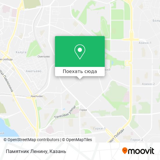 Карта Памятник Ленину