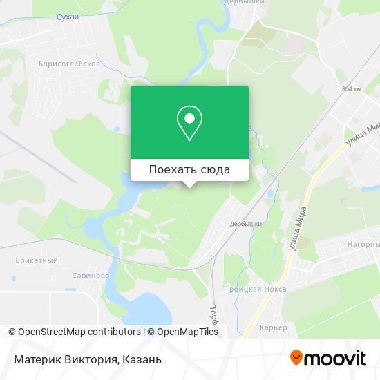 Карта Материк Виктория