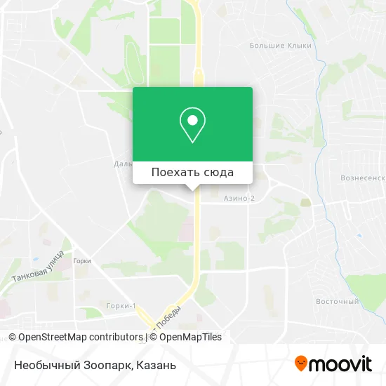 Карта Необычный Зоопарк