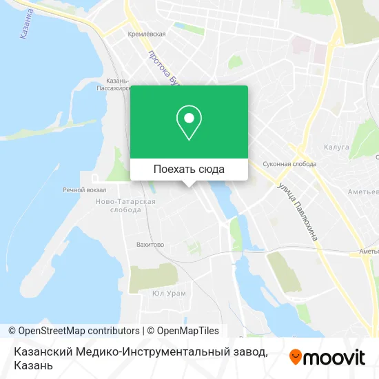 Карта Казанский Медико-Инструментальный завод