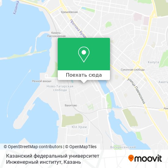 Карта Казанский федеральный университет Инженерный институт