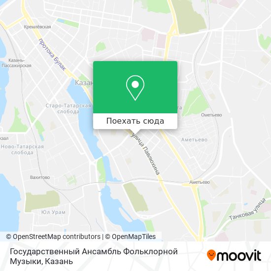 Карта Государственный Ансамбль Фольклорной Музыки
