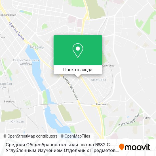 Карта Средняя Общеобразовательная школа №82 С Углубленным Изучением Отдельных Предметов