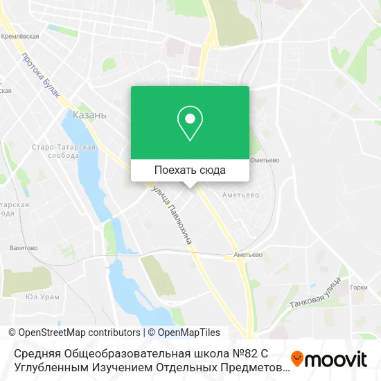 Карта Средняя Общеобразовательная школа №82 С Углубленным Изучением Отдельных Предметов