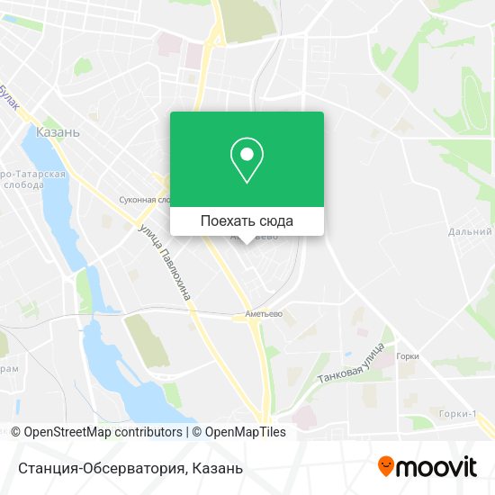 Карта Станция-Обсерватория
