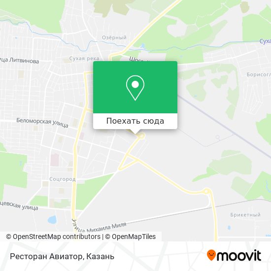 Карта Ресторан Авиатор