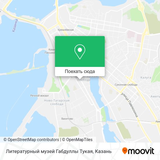 Карта Литературный музей Габдуллы Тукая