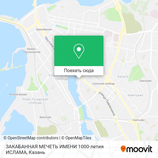 Карта ЗАКАБАННАЯ МЕЧЕТЬ ИМЕНИ 1000-летия ИСЛАМА