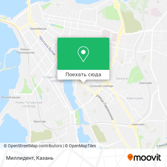 Карта Миллидент