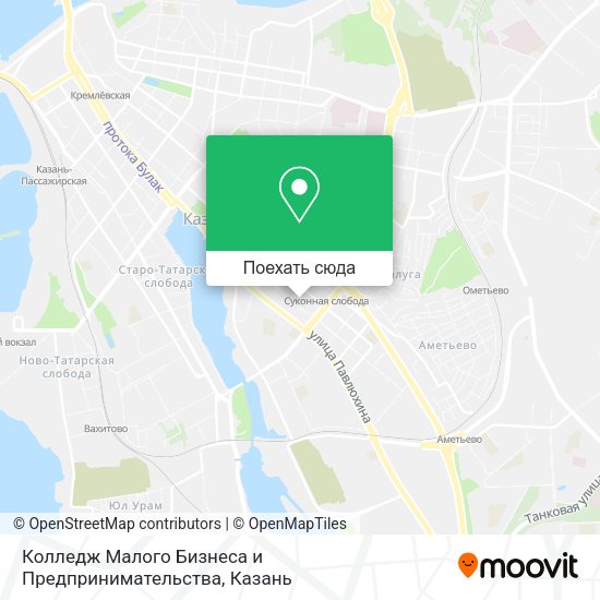 Карта Колледж Малого Бизнеса и Предпринимательства