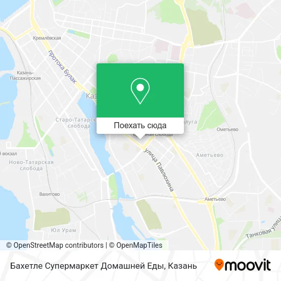 Карта Бахетле Cупермаркет Домашней Еды