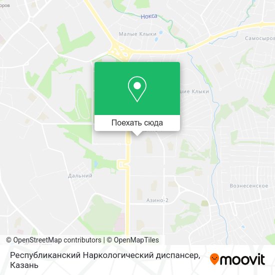 Карта Республиканский Наркологический диспансер