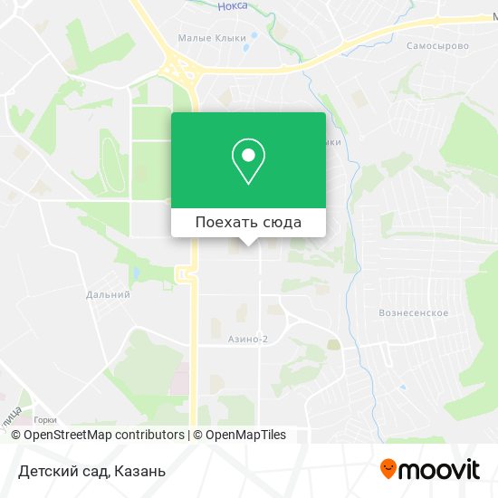 Карта Детский сад