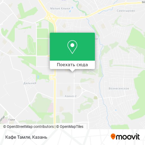 Карта Кафе Тамле