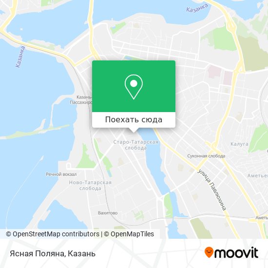 Карта Ясная Поляна