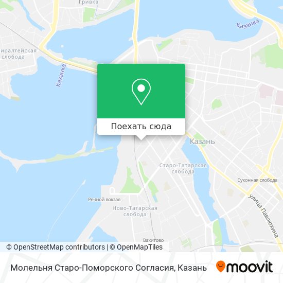 Карта Молельня Старо-Поморского Согласия