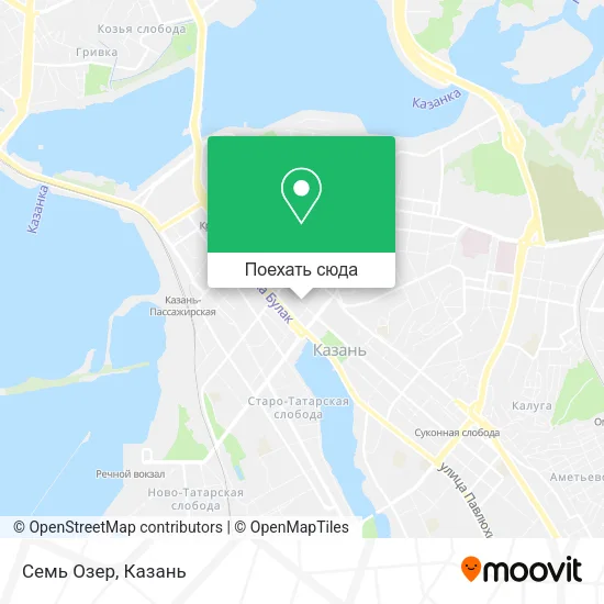 Карта Семь Озер