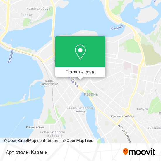 Карта Арт отель
